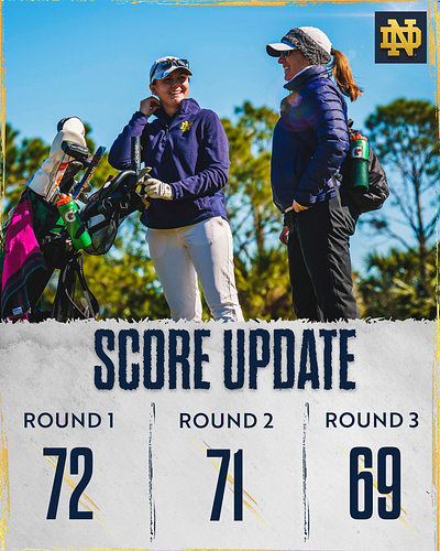 Womens Golf Score Update Graphic graphic design