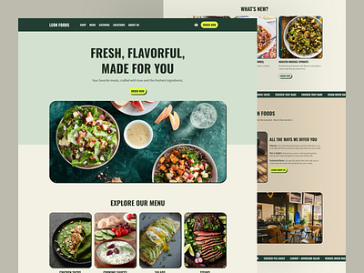 Food Ordering Website eating fastfood website food and beverages food delivery website food menu food ordering website food website minimal design trending design web web design webdesign