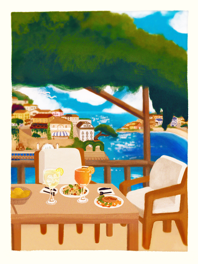 Seaside Illustration cartoon art digital illustration digital painting illustration