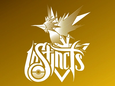 Pokémon Go! - Team Instinct Logo bird branding design expressive type graphic design illustration logo logotype pokemon pokemon go team team logo type typography vector zapdos