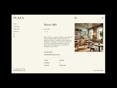 Plaza G3 - Website made with Simper.dev content crm graphic design minimal minmal web react react website simper simper.dev ui webapp website