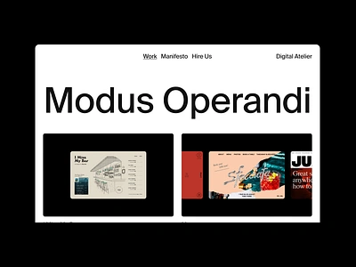 www.modusoperandi.world agency design as a service dev development minimal modusoeprandi react react website saas service studio web agency web service wordpress