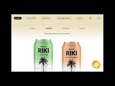 RIKI - Made with Simper.dev branding crm graphic design logo minimal react riki simper simper.dev simple tequila ui webapp website