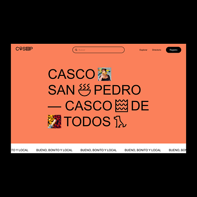 CASCO SAN PEDRO — Made with Simper.dev business cms crm discovery explore platform profiles react saas simper simper.dev website