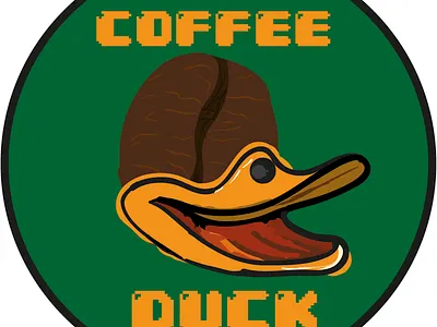 Coffee Duck Coffee Company Logo branding logo