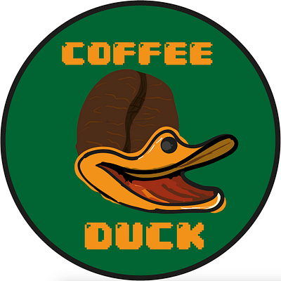 Coffee Duck Coffee Company Logo branding logo