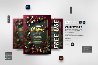 Merry Christmas Flyer Template aam360 christmas christmas caroling flyer christmas cocktail party christmas concert flyer christmas festive night party christmas flyer christmas gala flyer christmas night celebration christmas night flyer christmas night gala christmas night party flyer christmas party christmas party invitation flyer template night party flyer xmas celebration party xmas nigh celebration party xmas night celebration xmas night party