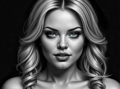 The Blonde Bombshell: A Classical Rendering of Alexis Texas alexis texas alluring artist beautiful charcoal chiaroscuro classic feminine gorgeous graphic design hyperrealism mysterious pencil photorealism portrait renaissance sensual sketch tracingflock wallpaper