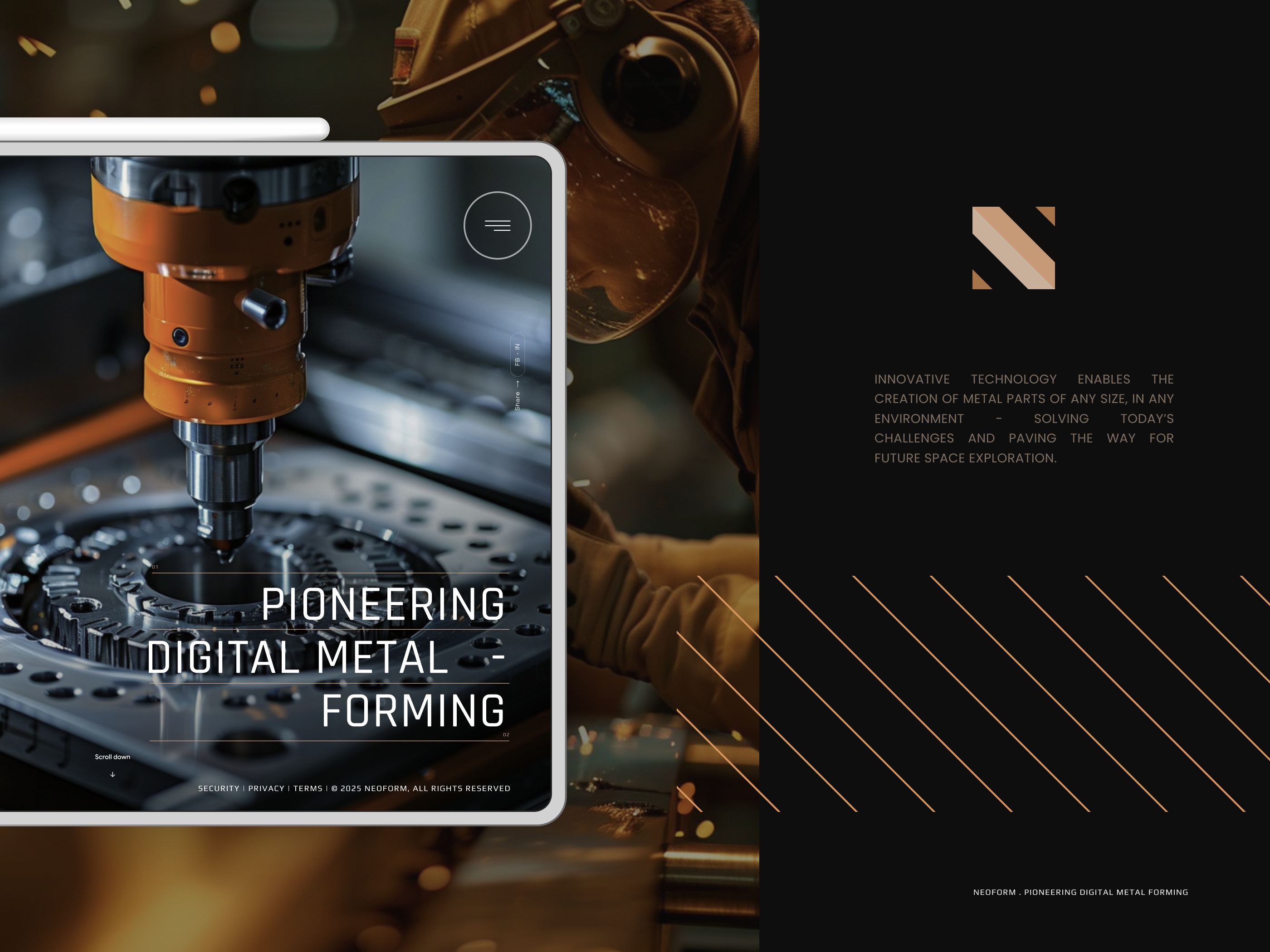 Neoform - brand guide style 01 by CerebroCreativo on Dribbble