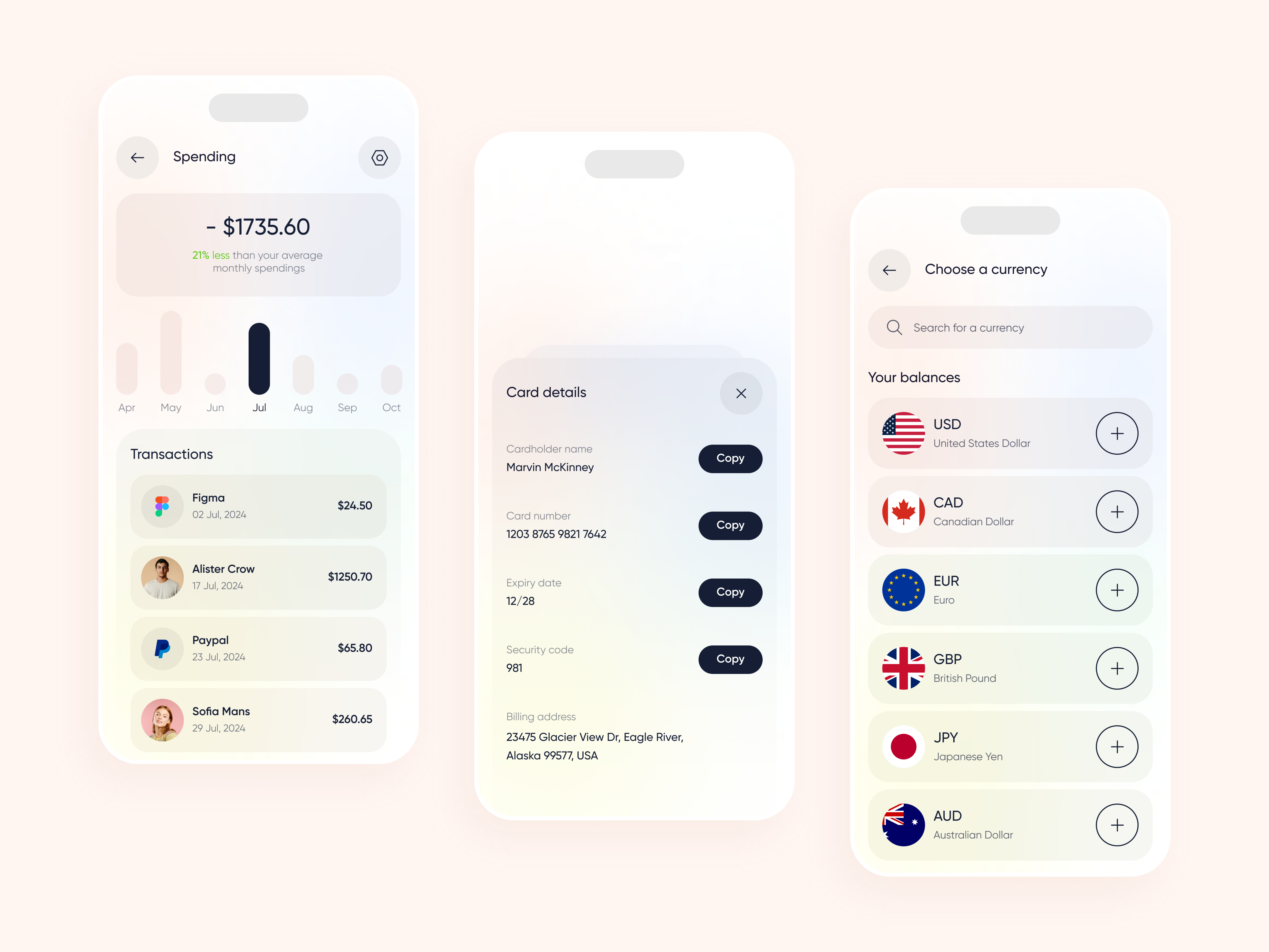 Example of International Money Transfer App