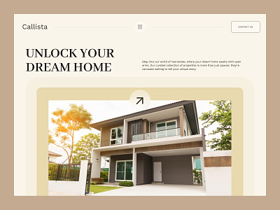 Real Estate Hero Section architecture branding design graphic design hero hero section home page housing real estate ui uiux ux web web design