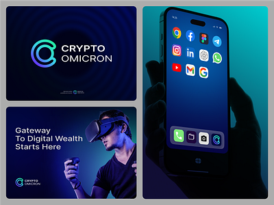 Crypto Logo Concept branding c logo crypto crypto brand identity crypto logo cryptocurrency finance logo fintech logo logo logo design tech logo technology branding typography visual identity