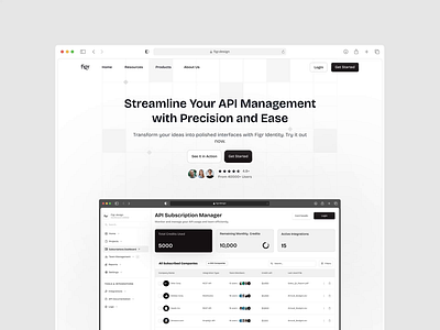 Landing Page - Figr Identity clean components dashboard design interface minimalistic plan product product desgn ui ui design ux web web design