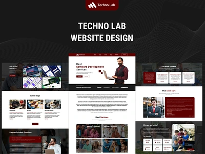 Techno Lab Website dashboard landingpage landingpagedesign ui uidesign uiux uiuxdesign ux uxdesign websitedesign websiteui websiteux webui webux