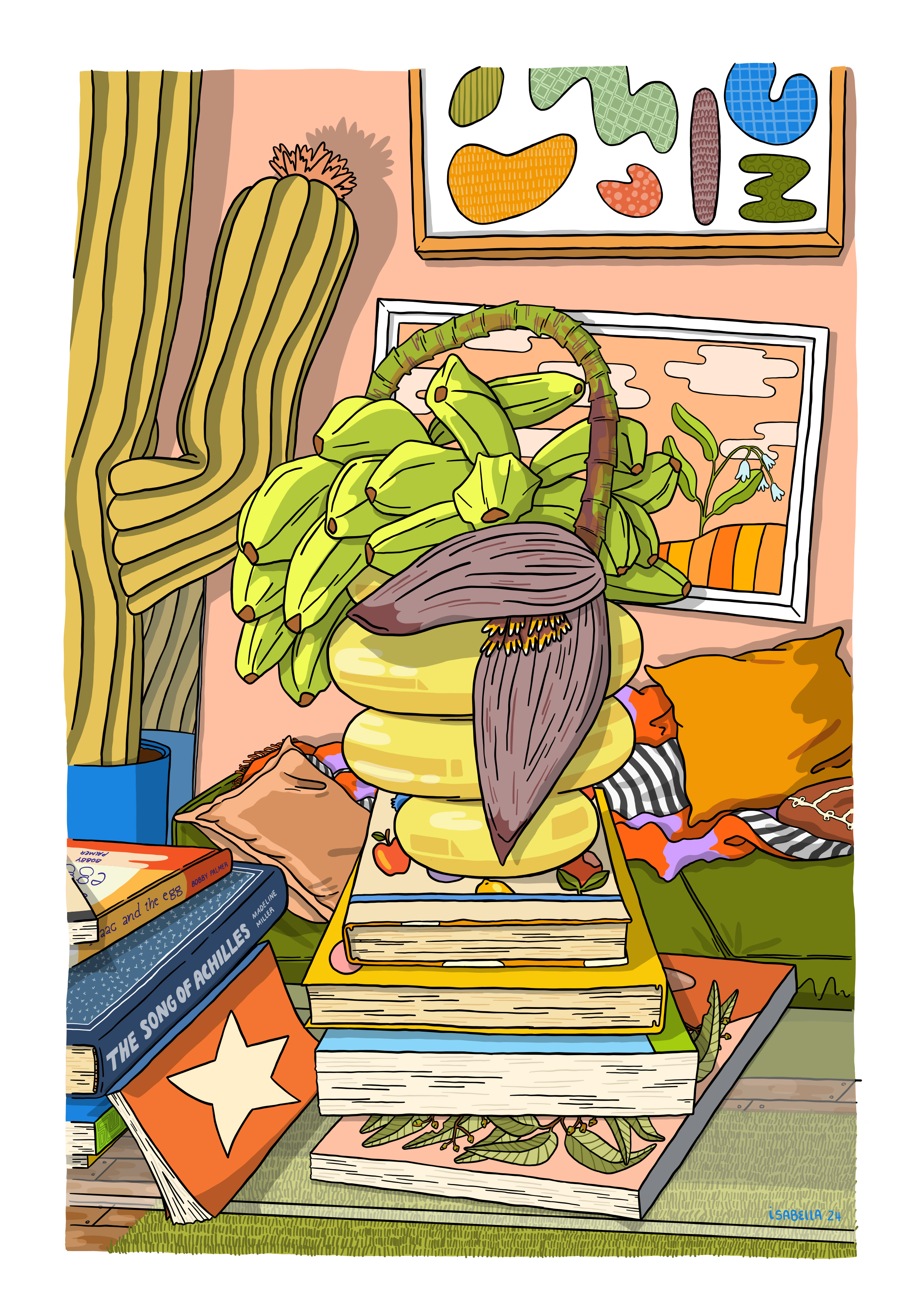 Lounge Room Still Life adobe adobe fresco graphic design illustration vector