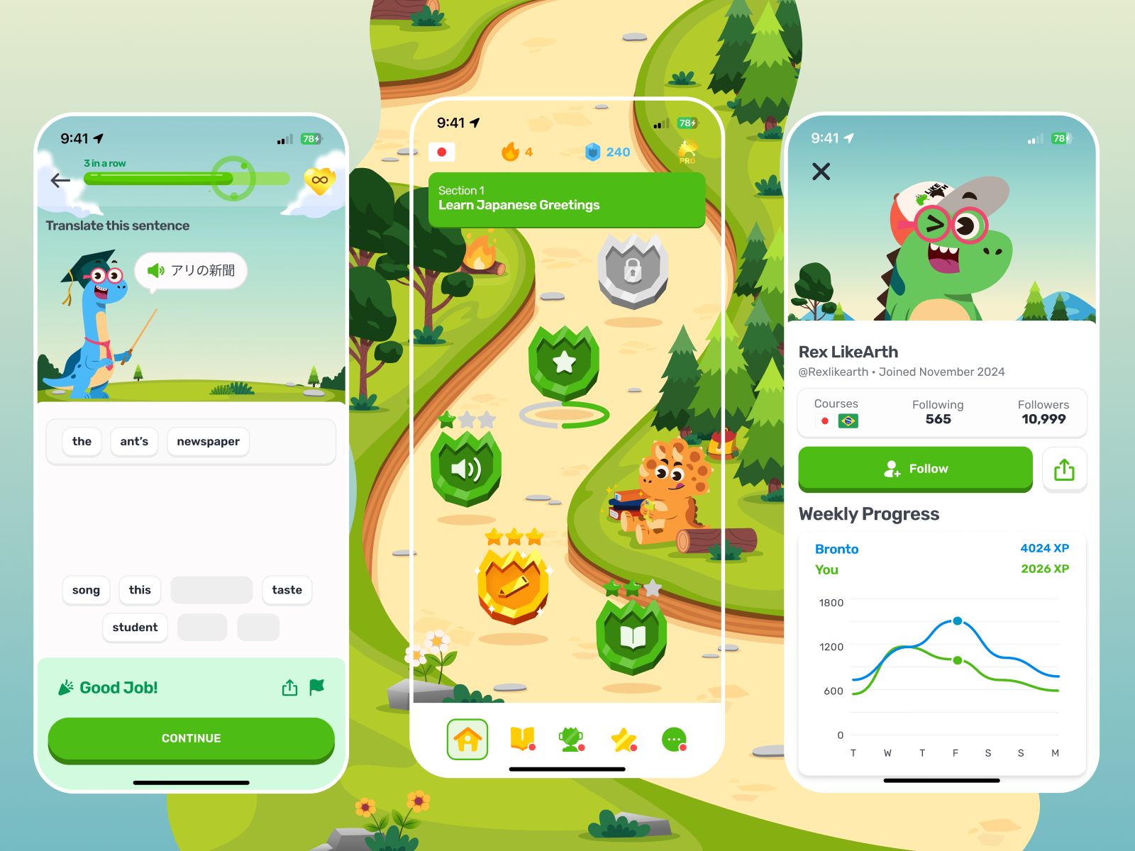 Educational App Part 3 | Inspired by Duolingo App by Hilmi Salim ...