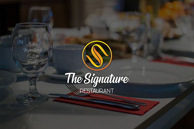 The Signature Restaurant - Visual Identity Design advertising brand identity branding food graphic design logo design logos marketing restaurant social media design typography visual identity web design