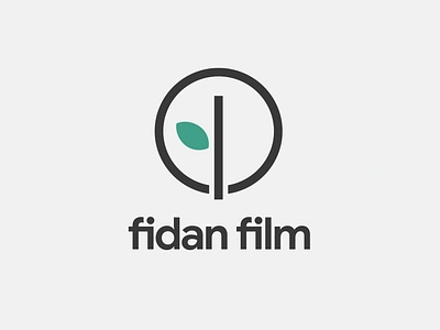 Fidan branding bud graphic design leaf logo