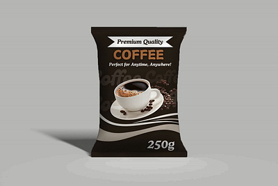 Coffee pouch packaging design branding graphic design motion graphics