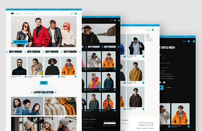 QIM - Fashion Ecommerce Website Design brand brand website design ecommerce ecommerce website fashion fashion website figma graphic design landing page minimal modern modern landing page style website trending trending design typography ui uidesign uiux
