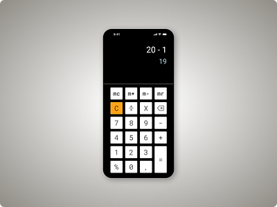 90 Days UI Challenge - #13 | Design a Non-Scientific Calculator app design graphic design product card product design typography ui