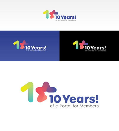 10th Anniversary logo illustration logo logo design logodesign logofolio