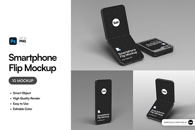 Smartphone Samsung Z Flip Mockup cellphone device digital display gadget galaxy illustration isolatd macbook mockup mobile phone realistic samsung samsung z flip screen smart smartphone samsung z flip mockup