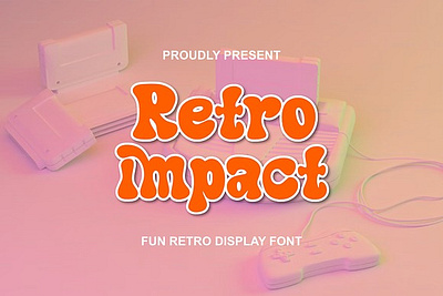 Retro Impact - Fun Retro Font boho fonts bouncy fonts bubbly fonts craft font cute fonts font for circuit fonts for silhouette funny font handwritten fonts hippie fonts quote fonts retro impact fun retro font y2k fonts