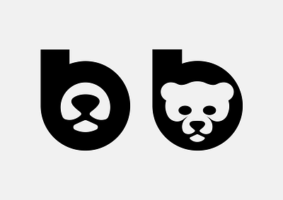 LOGO - B animal b bear brand branding design graphic design icon identity illustration letter logo monogram ui vector