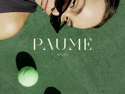 Paume - Sport Brand Concept athlete ball brand brand identity branding clean creative design graphic design logo design logo designer logotype mark sport tennis tennis ball typograph typography vector visual identity