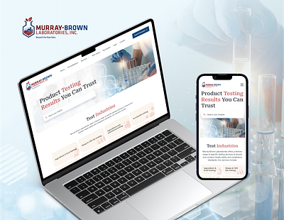 Murray-Brown Laboratories Inc. design laboratory website medical website professional upqode webdesign wordpress wordpress design wordpress development