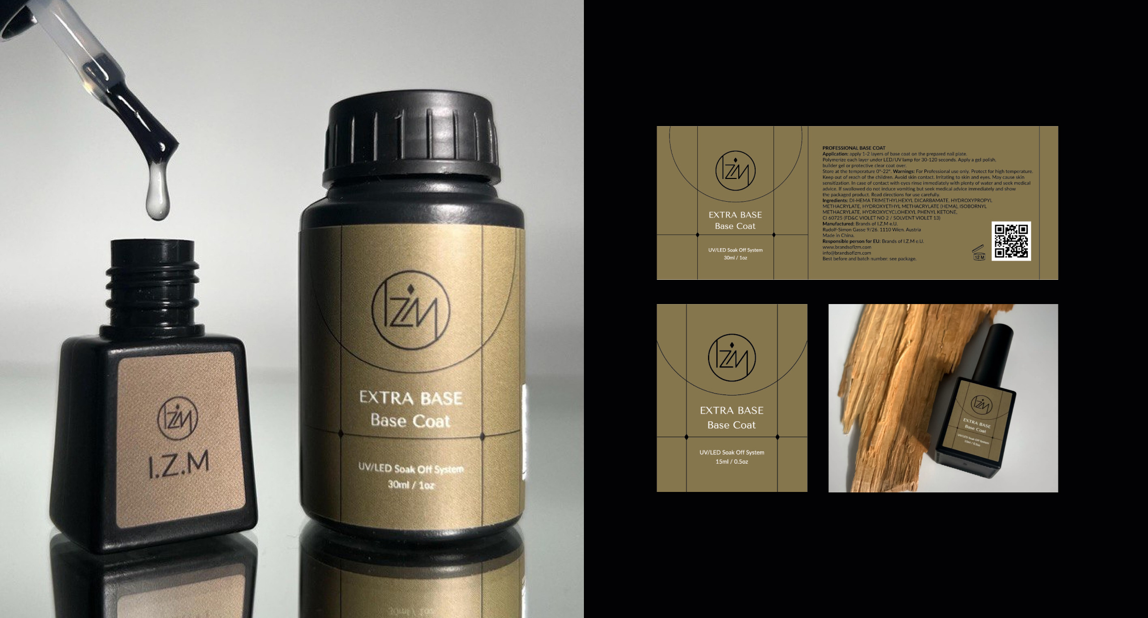 Brand identity for I.Z.M System branding design graphic design illustration logo package typography vector