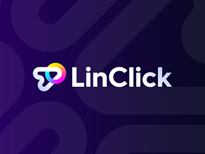 LinClick - Logo Design arrow blockchain branding chain click connect creative logo design crypto finance gradient jeroen van eerden linclick link linked logo smart contract visual identity visual identity design web3 web3 logo