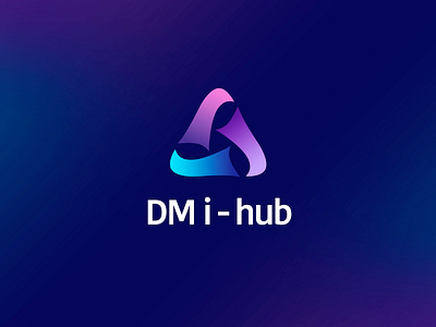 DM I-HUB| LOGO DESIGN & BRAND IDENTITY brand design brand strategy branding company design graphic design illustration it logo logo design technology technology logo