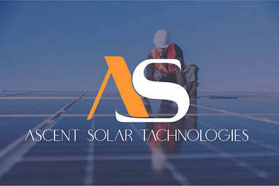 Ascent solar tachnologies logo as logo creative logo design design logo graphic design illustration tachnology logo