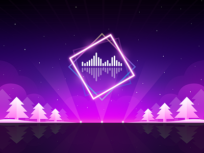 Beat Smash 3D: Home BG 2 background christmas design game game background game illustration illustration music music game music wave neon neon style piano game ui xmas