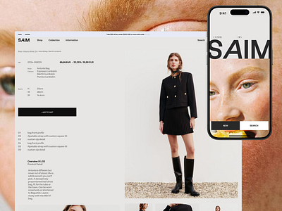 Luxury Minimalist Clothing Brand – App & Website Design app design awsmd e commerce app ecommerce ecommerce app fashion app ios app mobile app mobile app design mobile ui online shopping product shop shopify shopping app shopping cart startup store ui ux user experience