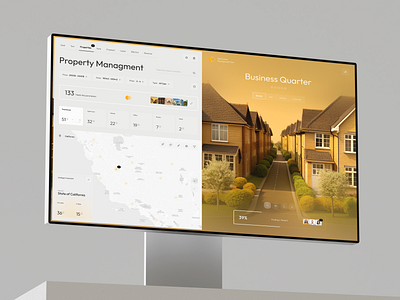 Property Management SaaS Dashboard ai app crm dashboard design estate interface management product property proptech saas service ui ux web