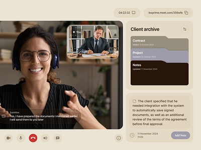 Platform for lawyers | Meetings attorney compliance contract court development law lawyer legal meething no code no code development nocode notary ui ui desing uidesign web design web development