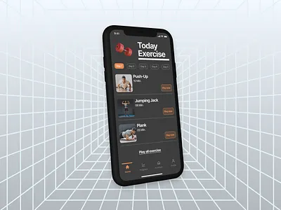 Fitness App for Beginners design figma figma design figmadesign fitness app ui user interface