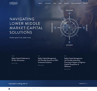 Stellus Capital Branding & Website Redesign branding design illustration logo ui ux webdesign website website design