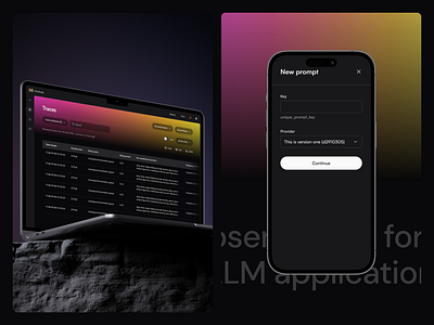 Traceloop: Developers tool ai developer llm product design prompt ui design