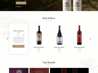 San Antonio Winery Ecommerce Store & Custom Label Maker branding design illustration logo ui ux webdesign website website design