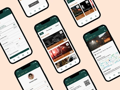 SKOPO - Jazz Events App branding ui ux