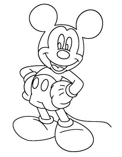 Mickey Mouse Coloring Pages