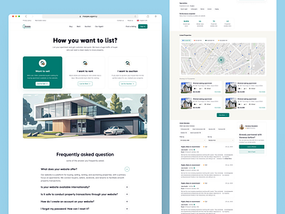 Estate - List Your Property Page Design business details find property header homepage landing minimal modern page realestate ui ux web design