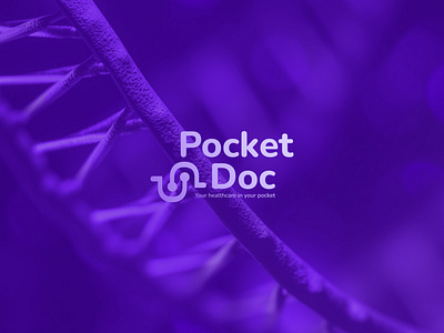 PocketDoc Medical Branding app brand identity branding design gfxmint graphic graphic design healthcare illustration logo masudhridoy medical pocket print product purple template ui ux