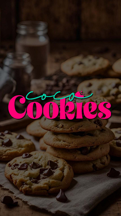 Coco Cookies Baked to delight, Loved at First Bite baking branding business card design food brand graphic design illustration logo logo design minimaldesign packaging design rebranding typography typographydesign uxui visual identity