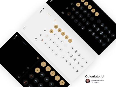 Math's & Scientific Calculator app calculator design figma graphic design maths calculator scientific calculator ui uiux