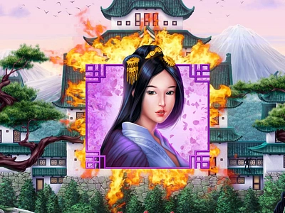 Sword of Shoguns symbols animation casino casinoslots character digitalart gambling game art game design gaming geisha japan katana ninja saleslots shogun slot design slot machine slotgame slotmakers slotonline warrior